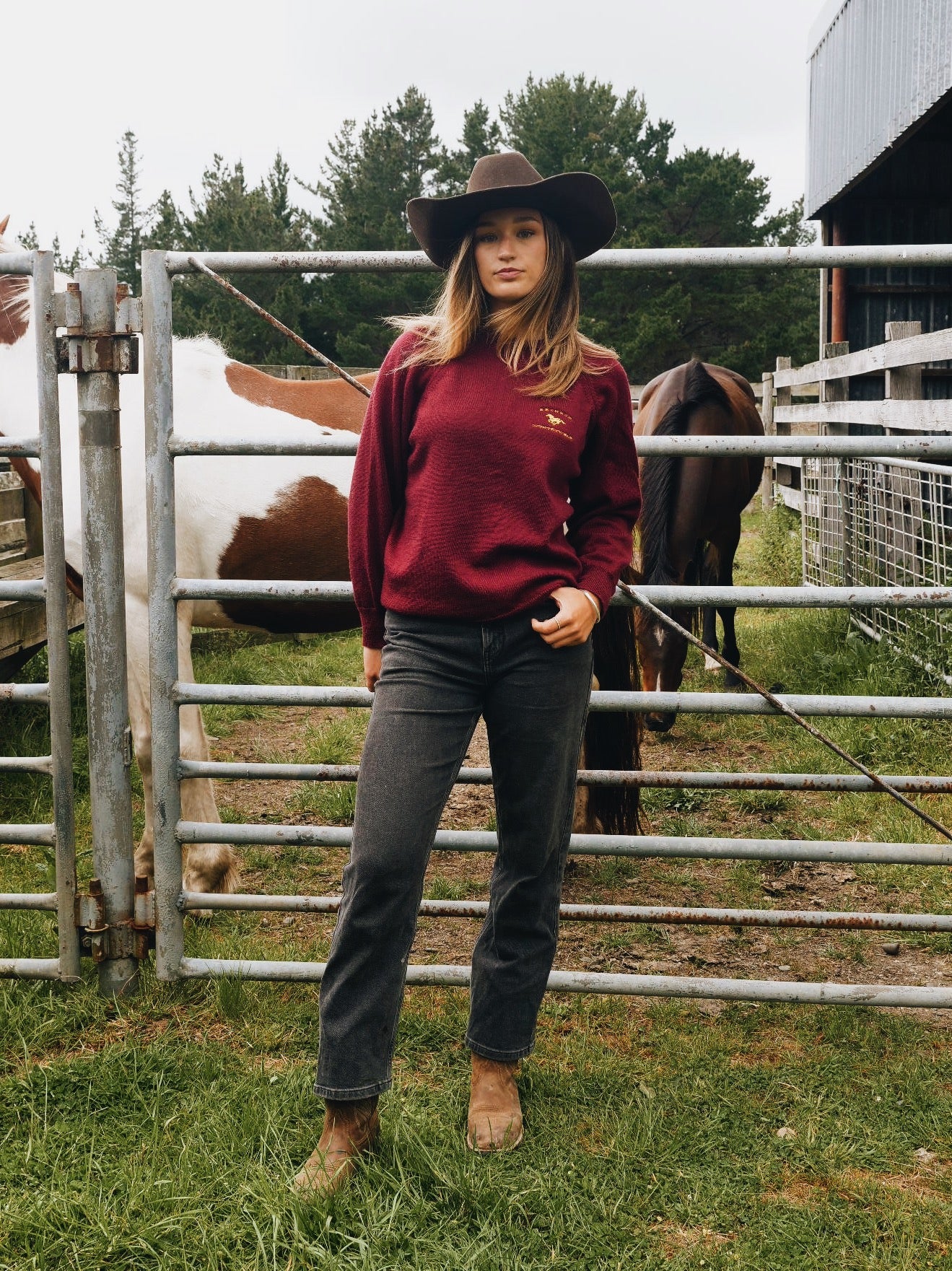 Maroon Wool Sweater