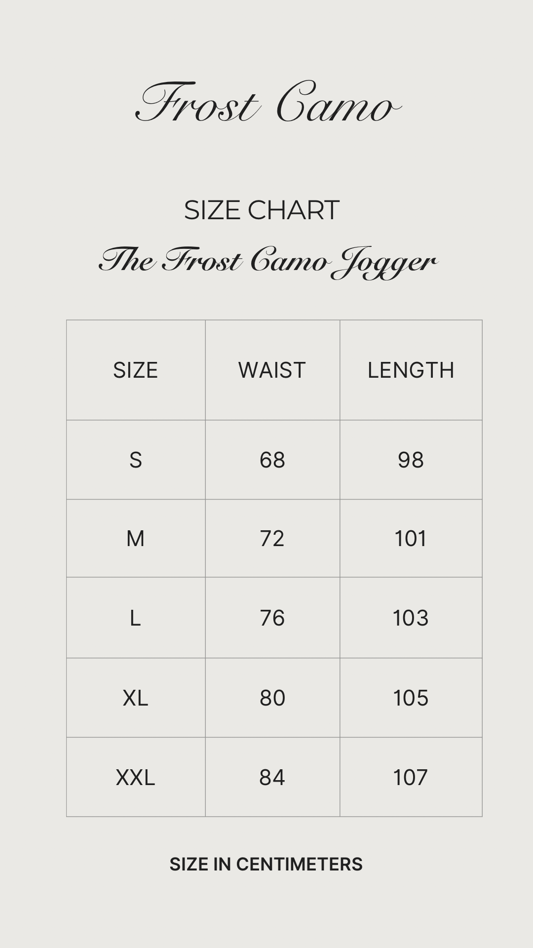 Frost Camo Jogger
