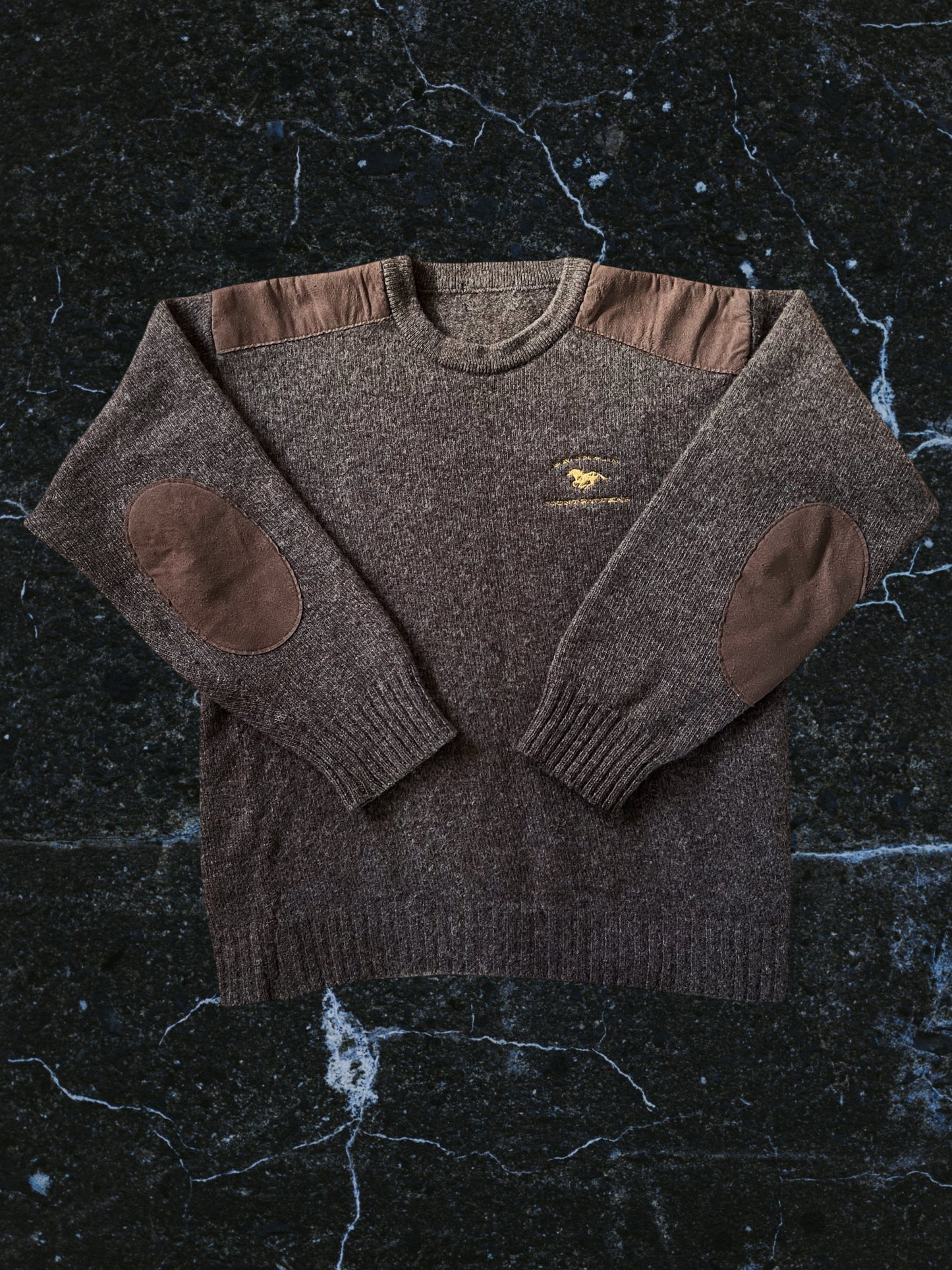 Bronson Countrywear Chocolate Wool Sweater