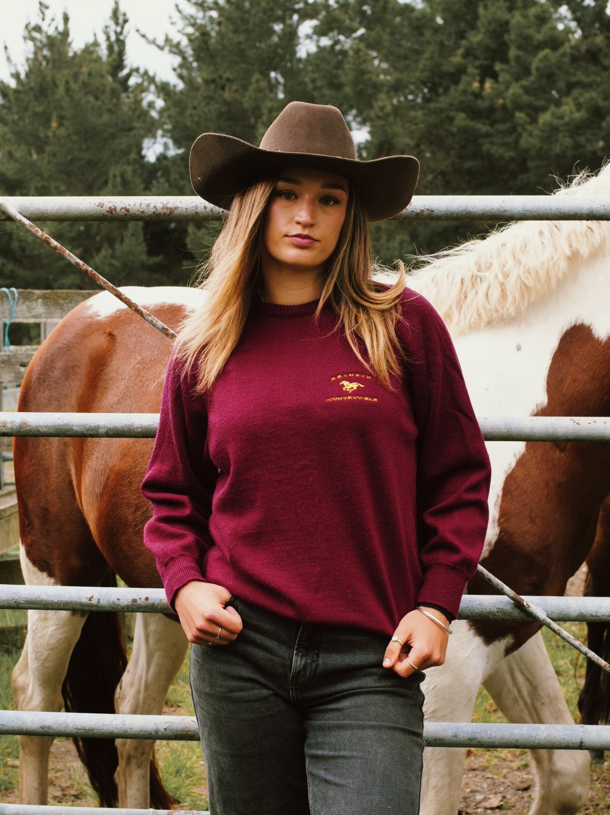 Maroon Wool Sweater