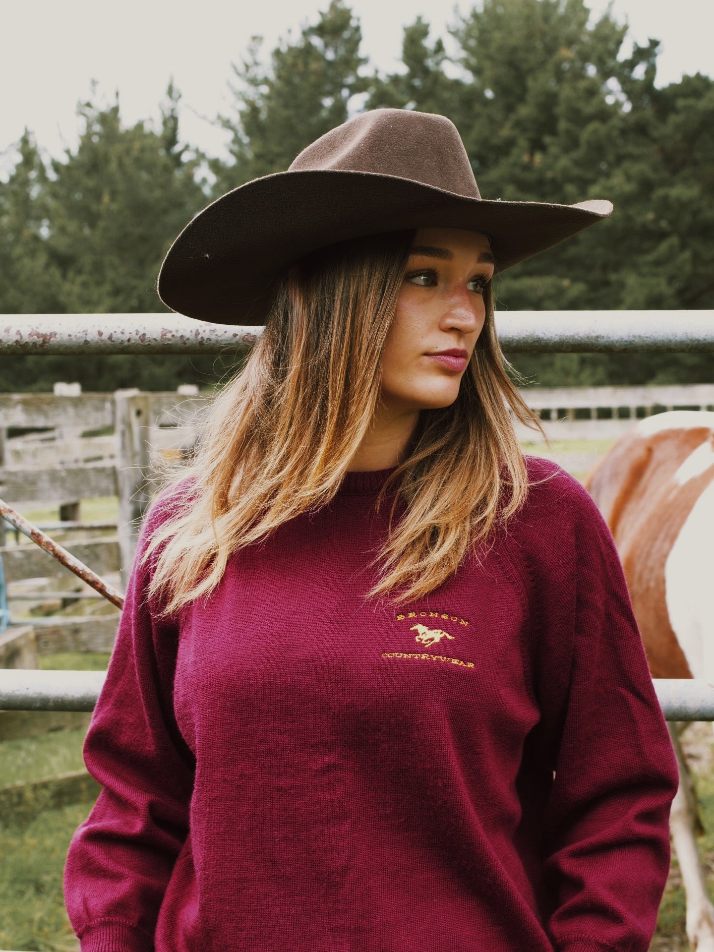 Maroon Wool Sweater