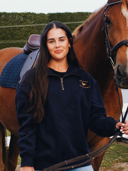 Navy Blue Quarter Zip