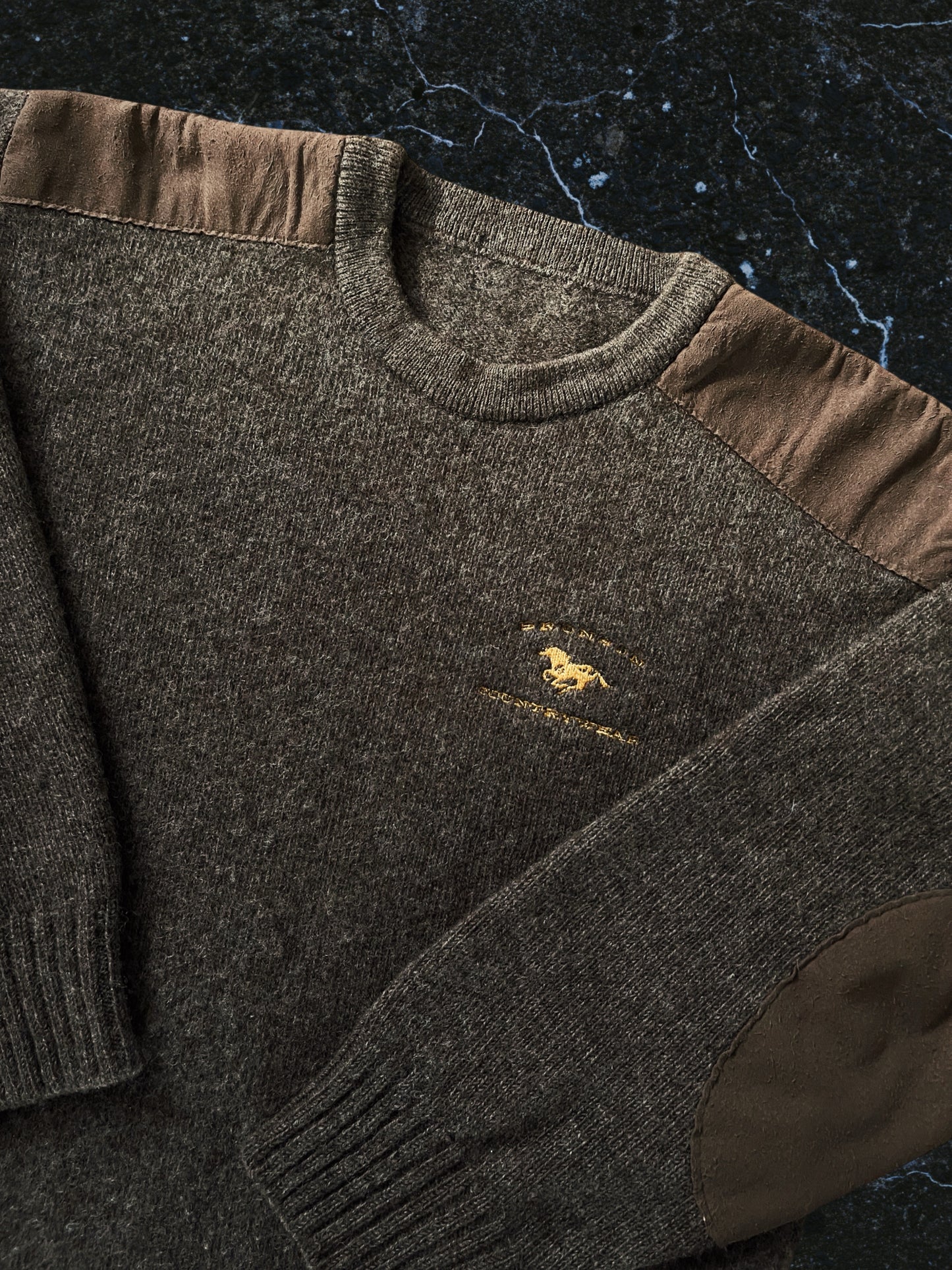 Bronson Countrywear Chocolate Wool Sweater