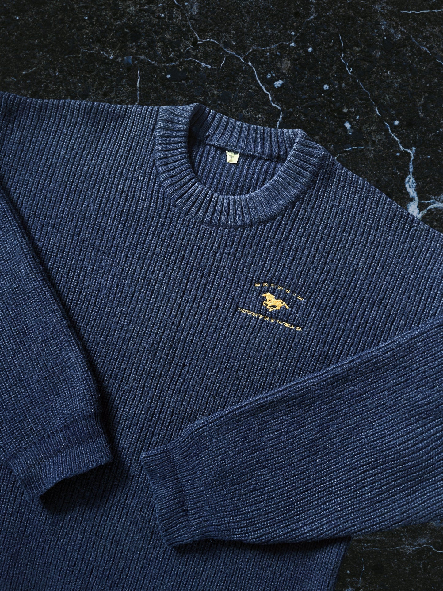 Navy Wool Sweater