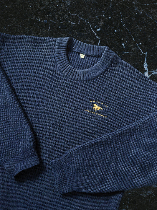 Navy Wool Sweater