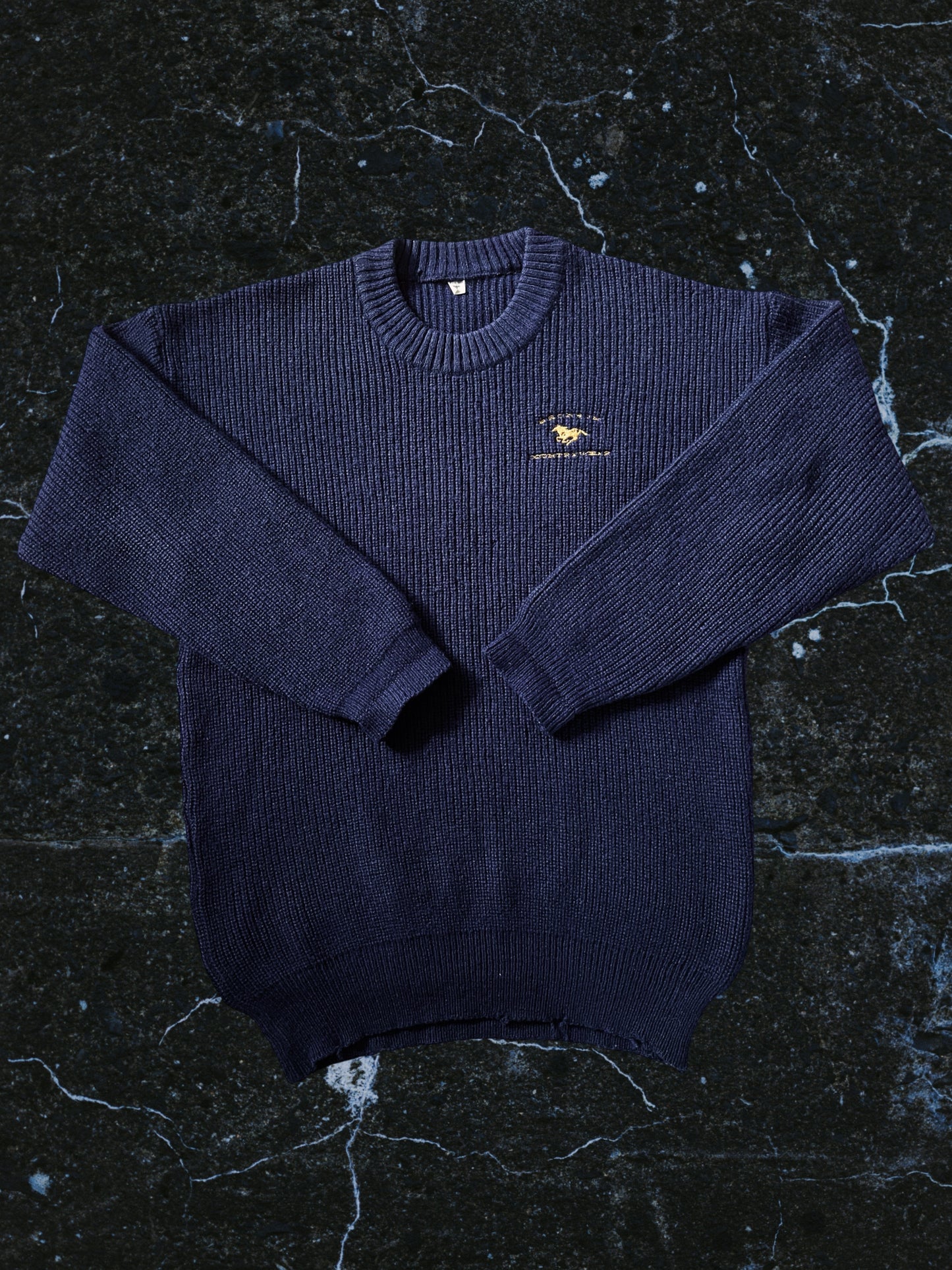 Navy Wool Sweater